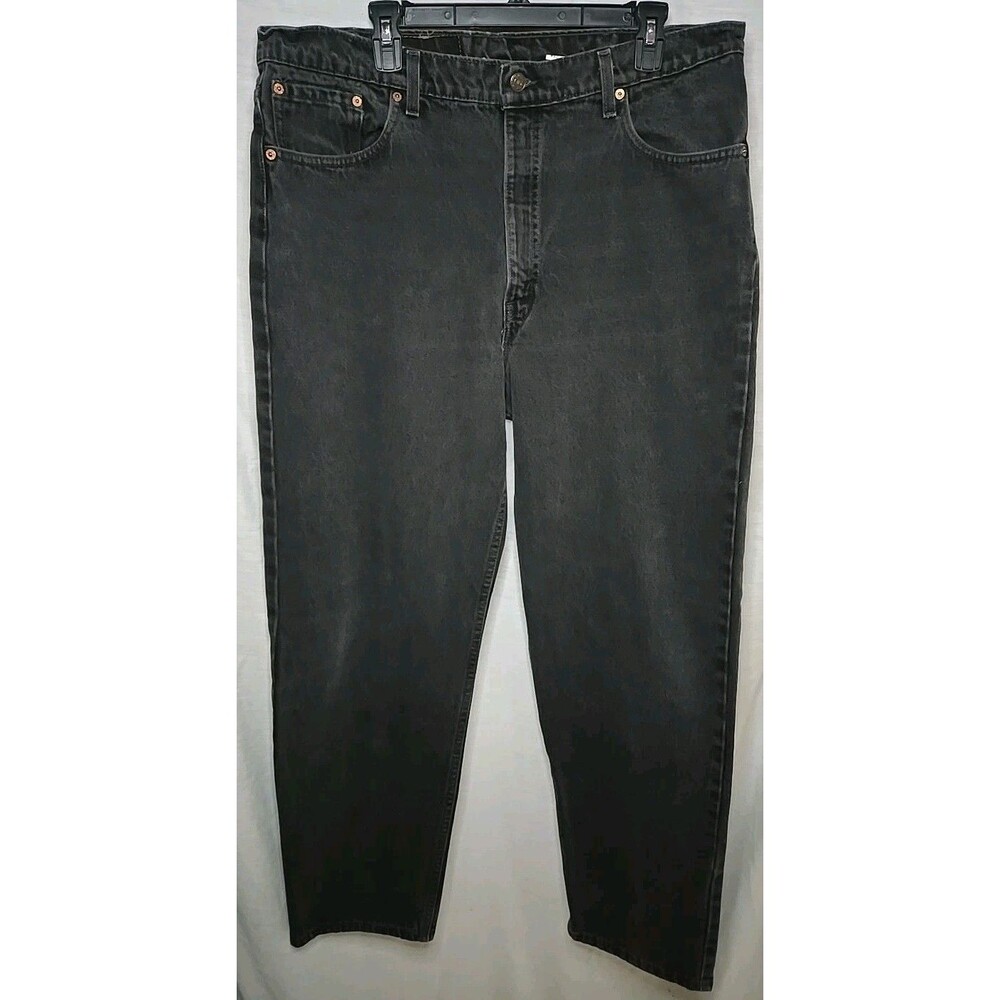 Vintage Levi 550 Relaxed Fit Jeans, Black, Men's 42x32 Made In The USA